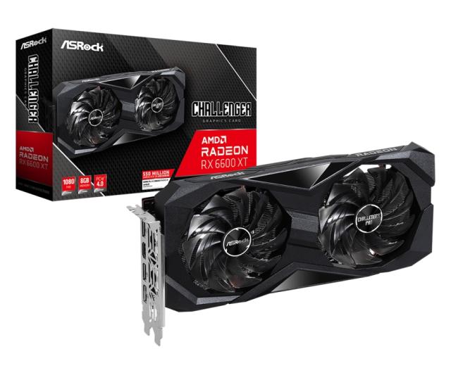 Видео карта Asrock RX6600XT CLD 8GO + Asrock A320M-DVS R4.0
