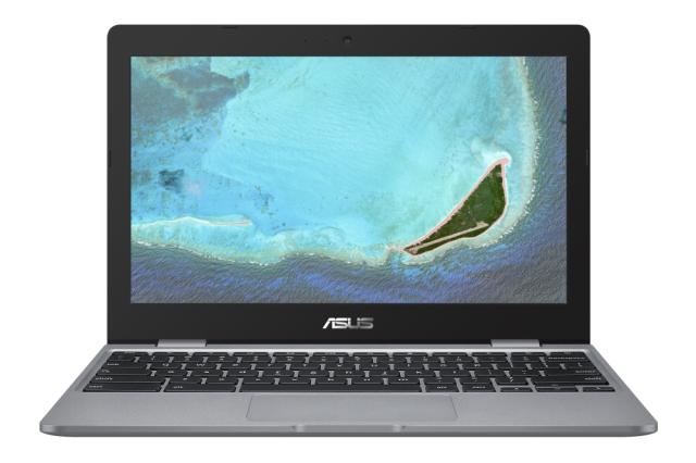 Лаптоп Asus Chromebook C223NA-GJ0055, Intel Celeron N3350 1.1 Ghz (2M Cache, up to 2.4 GHz, 2 cores), AG, 11.6" HD, (1366x768), LPDDR4 4GB(ON BD.), eMMC 32G,WiFi 5.0, Chrome OS, Dark Grey