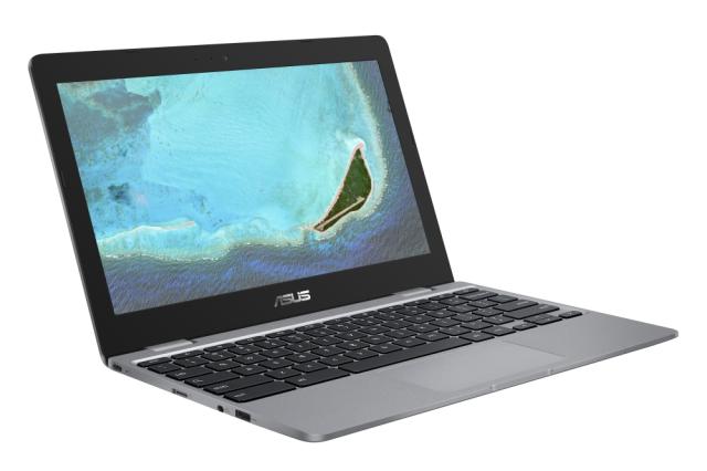 Лаптоп Asus Chromebook C223NA-GJ0055, Intel Celeron N3350 1.1 Ghz (2M Cache, up to 2.4 GHz, 2 cores), AG, 11.6" HD, (1366x768), LPDDR4 4GB(ON BD.), eMMC 32G,WiFi 5.0, Chrome OS, Dark Grey