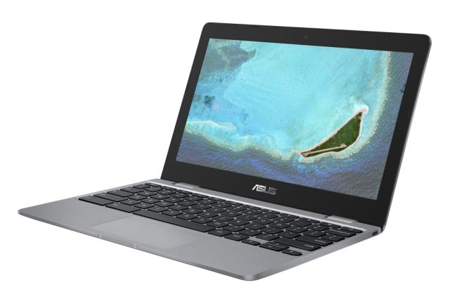 Лаптоп Asus Chromebook C223NA-GJ0055, Intel Celeron N3350 1.1 Ghz (2M Cache, up to 2.4 GHz, 2 cores), AG, 11.6" HD, (1366x768), LPDDR4 4GB(ON BD.), eMMC 32G,WiFi 5.0, Chrome OS, Dark Grey