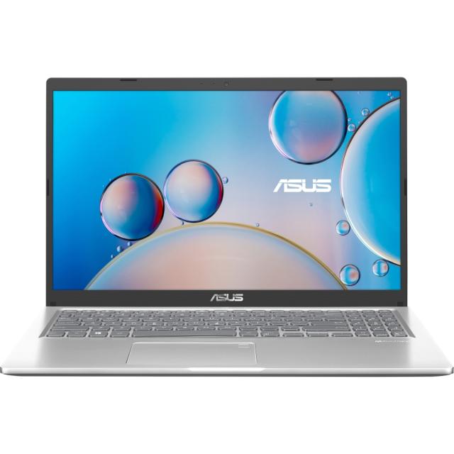 Лаптоп Asus X515FA-EJ312CT, Intel Core i3 10110U 2.10 GHz(4 M Cache, up to 4.10 GHz), 15.6" FHD(1920x1080), DDR4 8GB (4 GB on BD),256G PCIEG3 SSD, TPM, Win 10 64bit, Silver, BAG+MOUSE