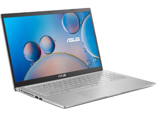 Лаптоп Asus  15 X515EA-EJ311C, Intel Core i3-1115G4 3.0GHz,(6M Cache, up to 4.1 GHz), 15.6"" FHD(1920x1080), DDR4 8GB(ON BD.),256GB PCIEG3 SSD,Without OS, Transparent Silver + Backpack Wired optical mouse 