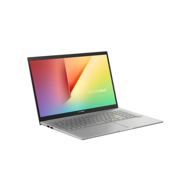Лаптоп Asus Vivobook K513EA-BN521, Intel Core i5-1135G7 (8M Cache, up to 4.2 GHz), 15.6" FHD IPS(1920x1080), 16GB DDR4 8GB(ON BD.),512G PCIEG3 SSD, NO OS, Silver