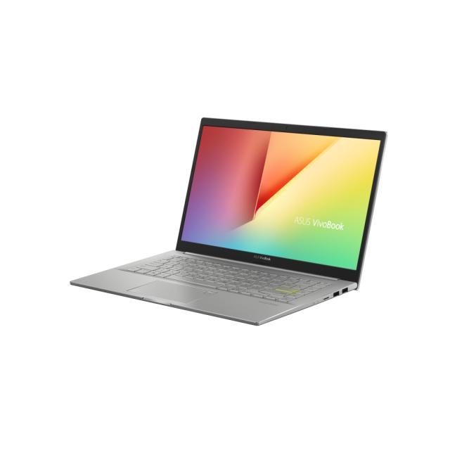 Лаптоп Asus Vivobook 14 K413EA-EK321W, Intel Core i3-1115G4(6M Cache, up to 4.1 GHz), 14" FHD(1920x1080), DDR4 8GB(ON BD.),512G PCIEG3 SSD, TPM,Windows 11, Transparent Silver