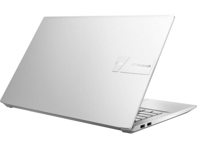 Лаптоп Asus Vivobook Pro OLED KM3500QA-OLED-L521W, AMD Ryzen 5 5600H 3.3 GHz(16M Cache, up to 4.2GHz)15.6" FHD, Glare(1920x1080), 400nits ,HDR,16GB DDR4 (ON BD.),512G PCIEG3 SSD,AMD Radeon GraphicSWindows 11,Illum. Kbd., Silver