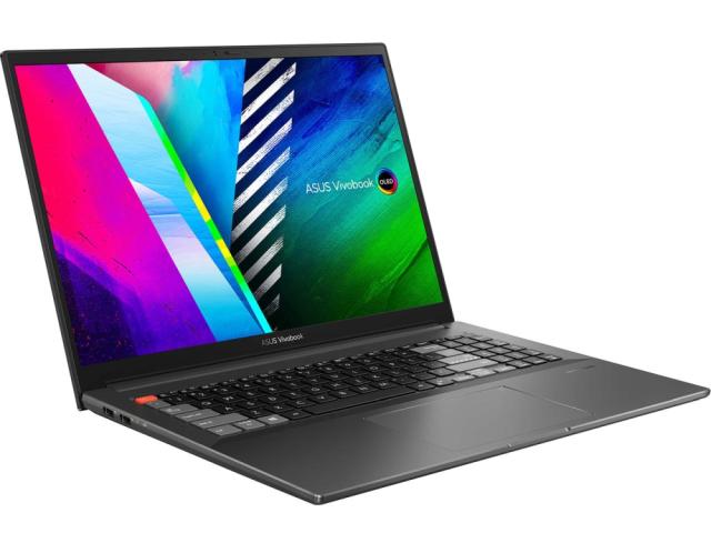 Лаптоп Asus Vivobook Pro 16X OLED M7600QC-OLED-L731X, AMD Ryzen 7 5800H (3.2GHz up to 4.4GHz, 16MB), 16`OLED WQUXGA (3840 x 2400) GL, 400NITS(HDR) , DDR4 16GB( ON BD.)NVIDIA GeForce RTX 3050 4GB GDDR6,1TB PCIEG3 SSD, Windows 11 Pro