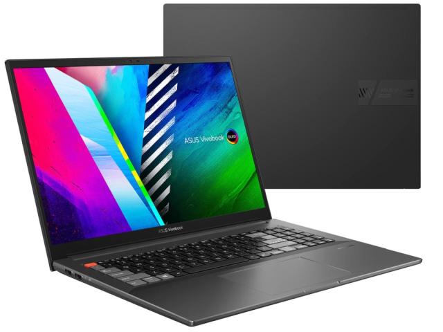 Лаптоп Asus Vivobook Pro 16X OLED M7600QC-OLED-L731X, AMD Ryzen 7 5800H (3.2GHz up to 4.4GHz, 16MB), 16`OLED WQUXGA (3840 x 2400) GL, 400NITS(HDR) , DDR4 16GB( ON BD.)NVIDIA GeForce RTX 3050 4GB GDDR6,1TB PCIEG3 SSD, Windows 11 Pro