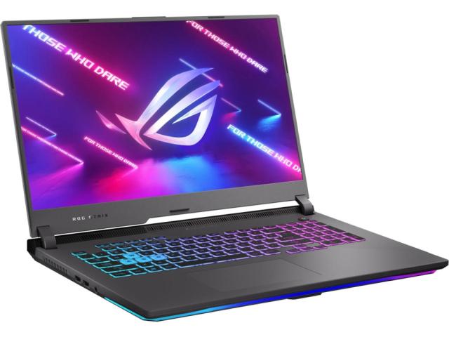 Лаптоп Asus ROG Strix G17 G713IC-HX011, AMD Ryzen 7 4800H Processor (12M Cache, up to 4.2 GHz), 17.3" FHD AG (1920x1080)144Hz,16GB DDR4 3200MHz (2x8 GB), PCIE NVME 1TB M.2 SSD, NVIDIA GeForce RTX 3050 4GB GDDR6, WiFi 6,RGB 4 Zone Kbd, no OS, Grey