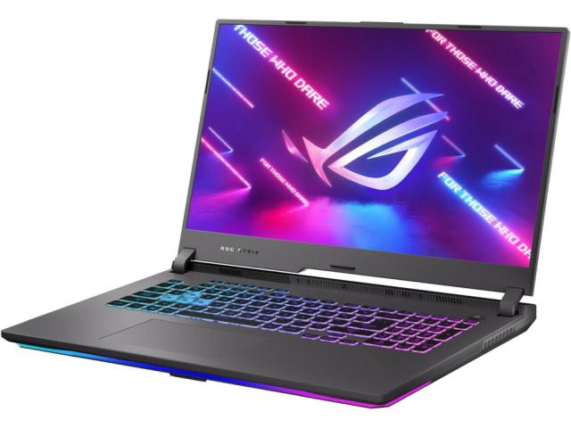 Лаптоп Asus ROG Strix G17 G713IC-HX011, AMD Ryzen 7 4800H Processor (12M Cache, up to 4.2 GHz), 17.3" FHD AG (1920x1080)144Hz,16GB DDR4 3200MHz (2x8 GB), PCIE NVME 1TB M.2 SSD, NVIDIA GeForce RTX 3050 4GB GDDR6, WiFi 6,RGB 4 Zone Kbd, no OS, Grey