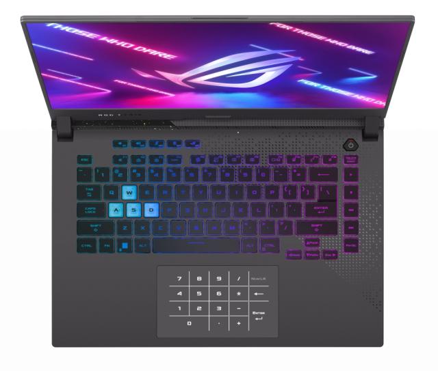 Лаптоп Asus ROG Strix G15 G513RM-HQ156, AMD Ryzen7 6800H (8-core/16-thread, 20MB cache, up to 4.7 GHz max boost),15.6"FHD IPS AG WQHD (2560x1440)165Hz,16GB DDR5 4800,1TB PCIE NVME,NVIDIA GeForce RTX 3060 6GB GDDR6 ,,Illum. Kbd 4 zone,no OS, Grey