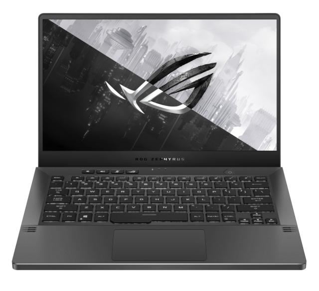 Лаптоп Asus ROG Zephyrus GA401QC-HZ042T, Ryzen 7-5800HS 3.0GHz (16M cache, up to 4.3GHz), 14" FHD IPS AG (1920x1080)144Hz,16GB DDR4 3200,1TB PCIE NVME,NVIDIA GeForce RTX 3050 GDDR6 4GB,Illum. Kbd,Win10
