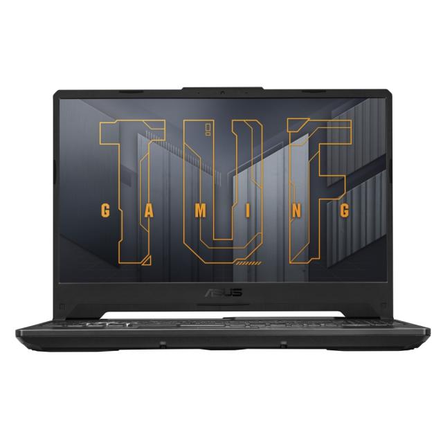 Лаптоп Asus TUF FX506HE-HN004T, Intel i7-11800H 2.3GHz (16M Cache, up to 4.6GHz 8 cores),15.6" FHD IPS AG (1920x1080)144 Hz,16GB DDR4 3200(2*8),PCIE NVME 512G SSD(1 slot free), NVIDIA GeForce RTX 3050Ti 4GB GDDR6,Wi-Fi 6,RGB Kbd,Num Pad, Win 10 64Bit