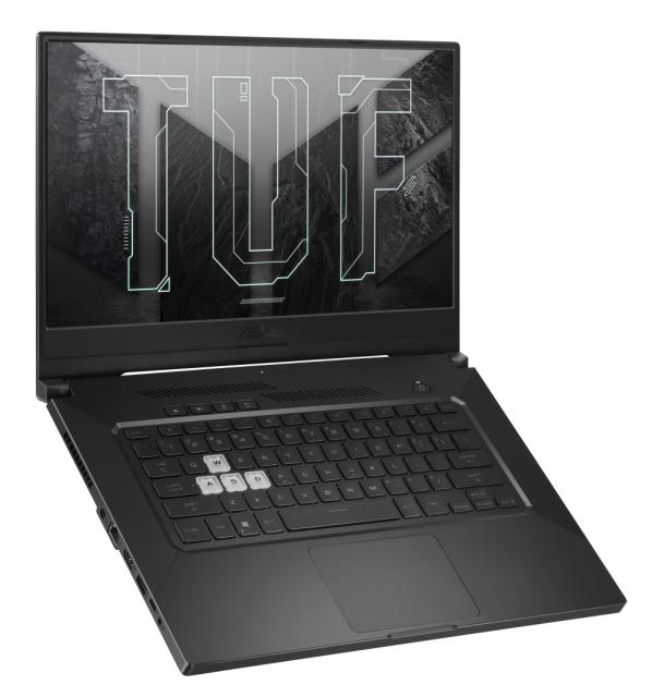 Лаптоп Asus TUF Dash FX516PC-HN004, Intel i7-11370H 3.3GHz (12M Cache, up to 4.8GHz ),15.6" FHD IPS AG (1920x1080)144 Hz,16GB DDR4 3200(2*8),PCIE NVME 512G M.2 SSD, NVIDIA GeForce RTX 3050 4GB GDDR6,Wi-Fi 6,RGB Kbd, no OS, Eclipse Grey