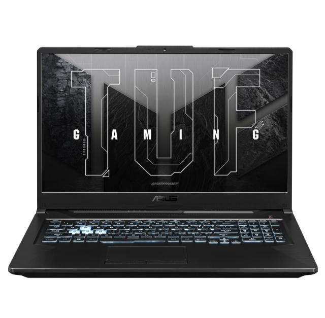 Лаптоп Asus TUF F17 FX706HE-HX1338, Intel i7-11800H 2.3GHz (16M Cache, up to 4.6GHz 8 cores),17.3" FHD IPS AG (1920x1080)144 Hz,16GB DDR4 3200(2*8),PCIE NVME 512 GB M.2 SSD, NVIDIA GeForce RTX 3050 Ti 4GB GDDR6,Wi-Fi 6,RGB Kbd, no OS, Gray