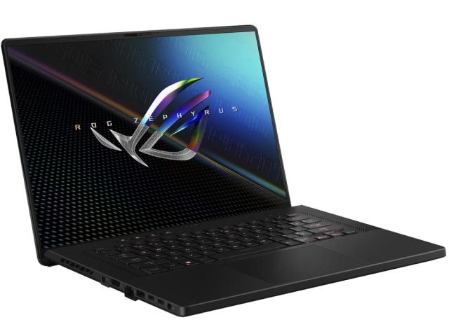 Лаптоп Asus ROG Zephyrus M16 GU603ZX-K8038W, Intel i9-12900H 2.5GHz (24M Cache, up to 5GHz 6 cores), 16"WQXGA (2560 x 1600,16:10)165Hz, 32GB DDR5 4800Mhz(2*16),PCIE NVME 2TB M.2 SSD,  RTX 3080 Ti 16 GB GDDR6,WiFi 6e,RGB Kbd, Windows 11