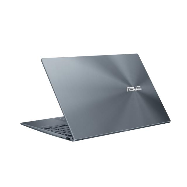Лаптоп Asus Zenbook UM425UAZ-AM511W, AMD Ryzen 5 5500U 2.1Ghz(11M Cache, up to 4.0 GHz), 14" FHD(1920x1080), DDR4 8GB(ON BD.),512G PCIEG3 SSD, 2x USB 3.2 Gen 2 Type-C,TPM, Num Pad, Windows 11, Pine Grey