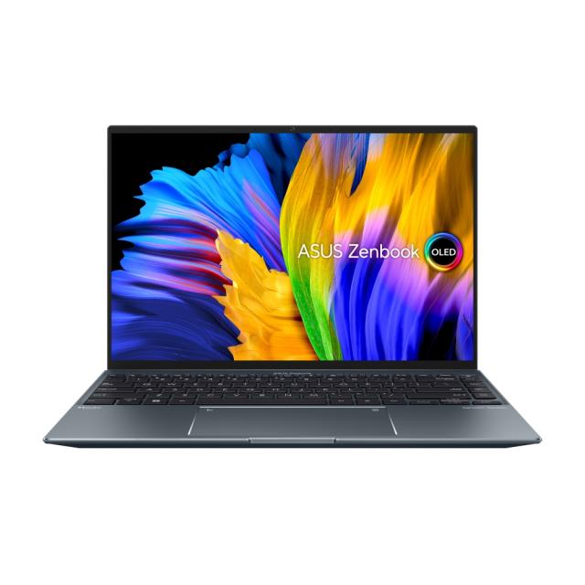 Лаптоп Asus Zenbook OLED UX5401ZA-OLED-KN731X, Intel Core i7-12700H  2.3 GHz (24M Cache, up to 4.7 GHz) OLED 16:10, Touch, 14", 2.8K( 2880x1800) 550Nits Glare, 16GB LPDDR5(ON BD), Intel Iris Xe, 1TB SSD, 2xThunderbolt,TPM,Windows 11 Pro, Stylus, Illu