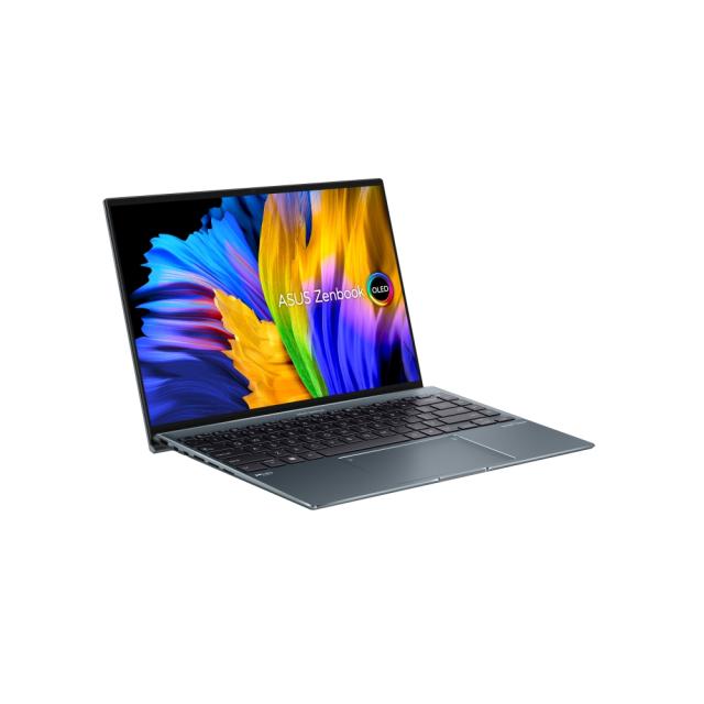 Лаптоп Asus Zenbook OLED UX5401ZA-OLED-KN731X, Intel Core i7-12700H  2.3 GHz (24M Cache, up to 4.7 GHz) OLED 16:10, Touch, 14", 2.8K( 2880x1800) 550Nits Glare, 16GB LPDDR5(ON BD), Intel Iris Xe, 1TB SSD, 2xThunderbolt,TPM,Windows 11 Pro, Stylus, Illu