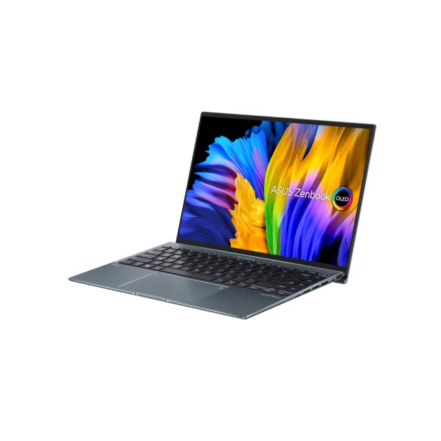 Лаптоп Asus Zenbook OLED UX5401ZA-OLED-KN731X, Intel Core i7-12700H  2.3 GHz (24M Cache, up to 4.7 GHz) OLED 16:10, Touch, 14", 2.8K( 2880x1800) 550Nits Glare, 16GB LPDDR5(ON BD), Intel Iris Xe, 1TB SSD, 2xThunderbolt,TPM,Windows 11 Pro, Stylus, Illu