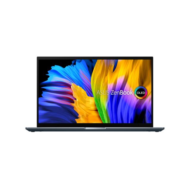 Лаптоп Asus Zenbook Pro OLED UM535QE-OLED-KY731X, AMD Ryzen 7 5800H 3.2 GHz(16M Cache, up to 4.4 GHz) OLED 15.6" FHD IPS (1920x1080)400Nits Glare Touch, 16GB LPDDR4(ON BD), PCIEG3x2 1TB SSD, RTX 3050 Ti 4GB GDDR6,Thunderbolt,TPM,Windows 11 Pro, Bag, 
