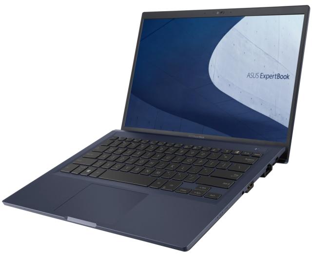 Лаптоп Asus ExpertBook B1 B1400CEAE-EK2784, Intel Core i7-1165G7 2.8 GHz (12MB Cache, up to 4.7 GHz), 14" FHD IPS(1920x1080), Intel Iris Xe Graphics, 16GB DDR4( on bd), PCIEG3x2 512 GB SSD,VGA,HDMI,1xThunderbolt,RJ45, Endless, STAR BLACK