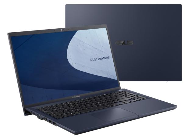 Лаптоп Asus ExpertBook B1 B1500CEAE-BQ1866R, Intel Core i7-1165G7 2.8 GHz (12MB Cache, up to 4.7 GHz), 15.6" FHD IPS(1920x1080), Intel Iris Xe Graphics, 16GB DDR4 (on bd), PCIEG3x2 512 GB SSD,VGA,HDMI,1xThunderbolt,RJ45, Windows 10 Pro, STAR BLACK
