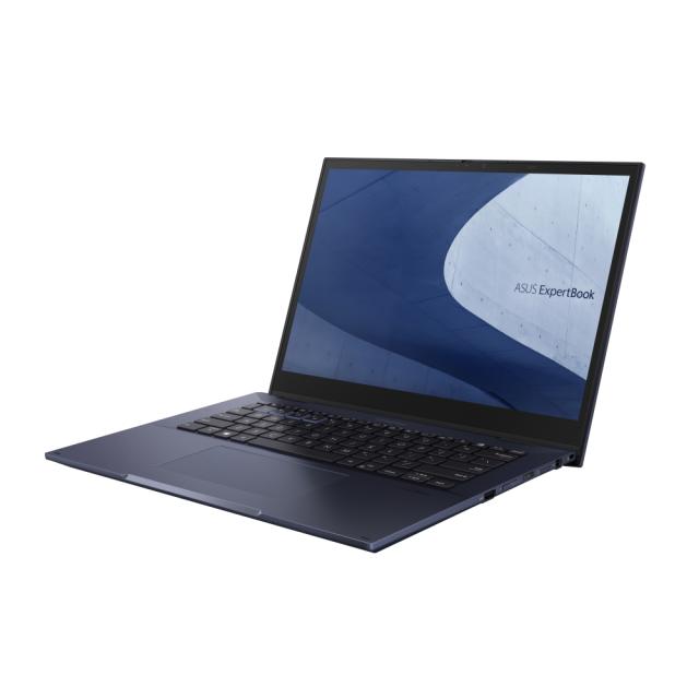 Лаптоп Asus ExpertBook B7 Flip B7402FEA-L90159, Intel Core i7-1195G7 2.9 GHz (12M Cache, up to 5.0 GHz, 4 cores), 14"WQXGA (2560 x 1600)Touch 16:10, 16GB DDR4, PCIe 3.0x4  512GB SSD,Intel Iris X,HDMI,2xThunderbolt,RJ45, No OS, Illim.Kbd.,Star Black