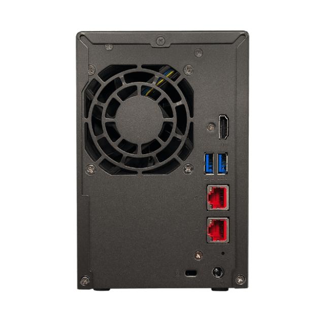 Мрежов сторидж Asustor Lockerstore 2 AS6602T, 2-Bay NAS, Intel Apollo Lake Quad-Core J4125 up to 2.7GHz, 4 GB SO-DIMM DDR4, M.2 Slots (2280 NVMe SSD) x2, GbE x 2, USB 3.2 x 3, HDMI 2.0, WOW (Wake on WAN), WOL, System Sleep Mode, AES-NI hardware encry