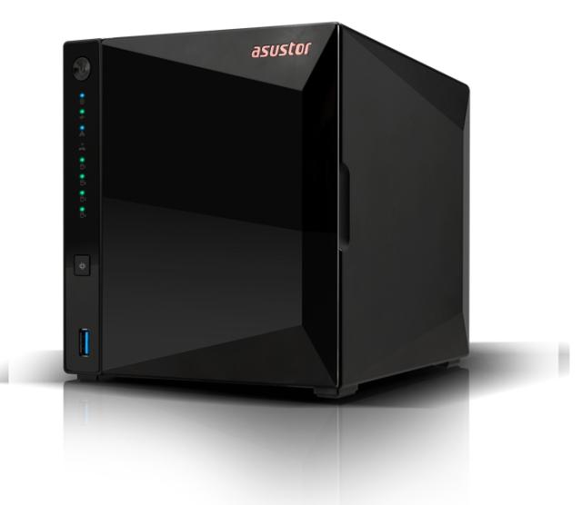 Мрежов сторидж Asustor AS3304T, 4 bay NAS, Realtek RTD1296, Quad-Core, 1.4GHz, 2GB DDR4 (not ex.), 2.5GbE x1, USB3.2 Gen1 x3, WOW (Wake on WAN), Ttoolless installation, with hot-swappable tray, hardware encryption, MyArchive, EZ connect, EZ Sync, WoL
