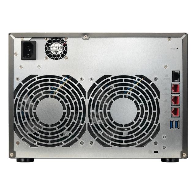 Мрежов сторидж Asustor Lockerstore Pro 10 AS7110T,10 Bay NAS, Intel Xeon Quad-Core E-2224 3.4GHz (up to 4.6GHz) , 8GB DDR4 ECC SODIMM, 2.5GbE x3, 10GbE x1, M.2 Drive Slots x 2, USB 3.2Gen2 x2, USB 3.2Gen1 x1, WOW (Wake on WAN), WOL, System Sleep Mode