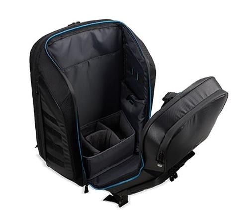 Раница Acer Predator 17.3" PBG920 Gaming M-Utility Backpack Black water resist, with Teal Blue
