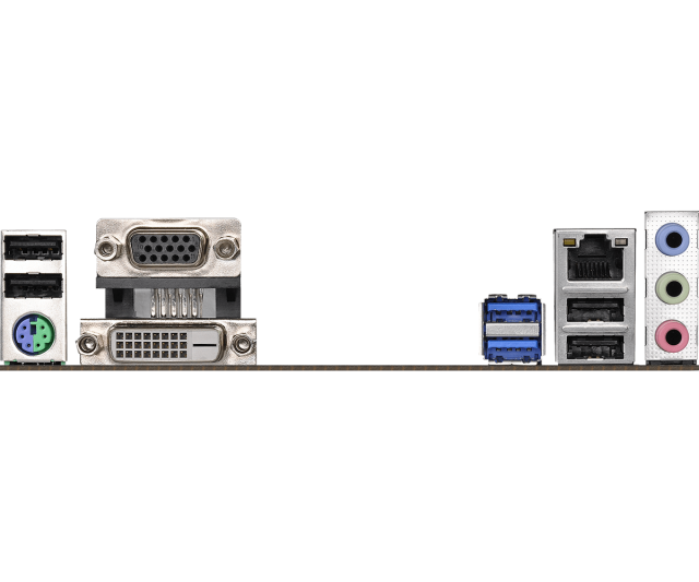 Дънна платка ASRock H310CM-DVS, H310, LGA1151, 2xDDR4, PCI-Е(DVI), 4x SATA 6Gb/s, 2x USB 3.1 Gen1, Micro ATX