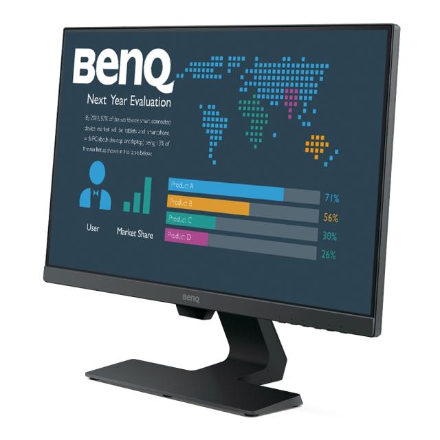 Монитор BenQ BL2480, 23.8'' IPS, 5ms, 1920x1080 FHD, Stylish Eye Care Monitor, 72% NTSC, Flicker-free, B.I., LBL, 1000:1, DCR 20M:1, 8 bit, 250cd/m2, VGA, HDMI, DP, Audio Line In, Speakers, Tilt, Slim Bezel Design, Black
