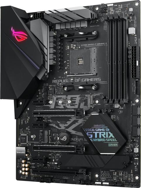 Дънна платка Asus ROG STRIX B450-F GAMING II, B450, AM4, 4 x DDR4, (DP/HDMI)(CFX), PCI-E 3.0, 6x SATA 6Gb/s, 2x M.2 slots, 2x USB 3.2 Gen 2, 1x USB 3.2 Gen 1 Type-C, Aura Sync, ATX