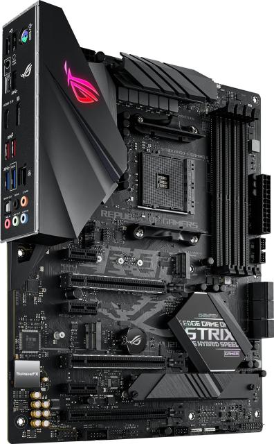 Дънна платка Asus ROG STRIX B450-F GAMING II, B450, AM4, 4 x DDR4, (DP/HDMI)(CFX), PCI-E 3.0, 6x SATA 6Gb/s, 2x M.2 slots, 2x USB 3.2 Gen 2, 1x USB 3.2 Gen 1 Type-C, Aura Sync, ATX