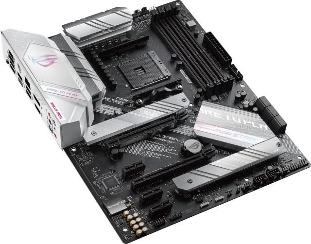 Дънна платка Asus ROG Strix B550-A Gaming, B550, 4 x AM4, DDR4, PCI-E 4.0 (DP/HDMI)(CFX), 6x SATA 6Gb/s, 2x M.2, 1x USB 3.2 Gen 2 Type-C, 2.5GB Lan, Aura Sync,  ATX