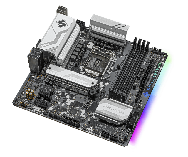 Дънна платка ASRock B560M Steel Legend, socket 1200, Polychrome RGB, Micro ATX