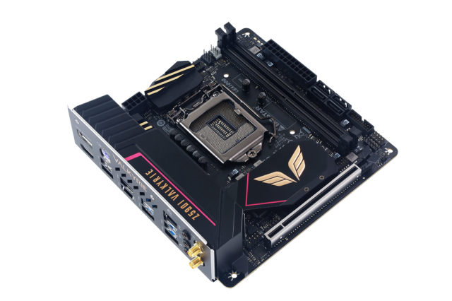 Дънна платка Biostar Z590I VALKYRIE, LGA1200, DDR4, PCI-E 4.0 (DP/HDMI), 4x SATA 6Gb/s, M.2, 1x USB 3.2 Gen 2x2 Type-C, Mini-ITX