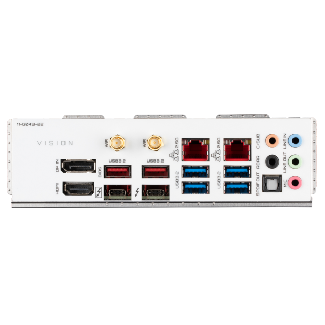 Дънна платка Gigabyte Z590 VISION D, LGA1200, DDR4, (DP/HDMI)(CF), PCI-E 4.0, 6x SATA 6Gb/s, 2x M.2, 2x Thunderbolt 4, Wi-Fi 6, Bluetooth, ATX
