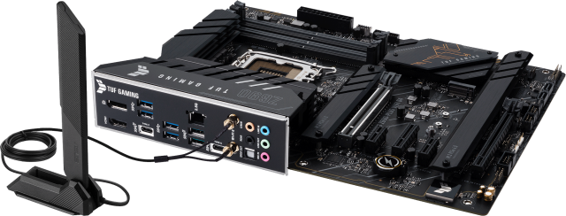 Дънна платка Asus TUF Gaming Z690 Plus, LGA1700, DDR4, PCI-E 5.0, 4x SATA 6Gb/s, 4x M.2, 1x USB 3.2 Gen 2x2, Bluetooth,Wi-Fi 6, AURA Sync RGB,  ATX