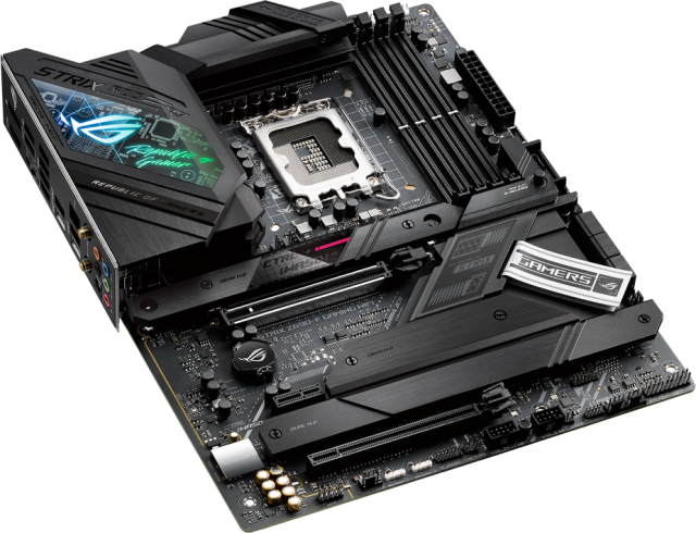 Дънна платка ASUS ROG STRIX Z690-F GAMING WIFI, LGA 1700, ATX, Wi-Fi 6E, AURA Sync RGB, DDR5