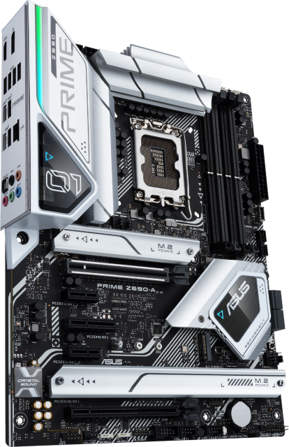 Дънна платка Asus PRIME Z690-A, Z690, LGA1700, DDR5, PCI-E 5.0, 4x SATA 6Gb/s, 4x M.2, 3x USB 3.2 Gen 2, DP, (HDMI), Aura Sync RGB, ATX