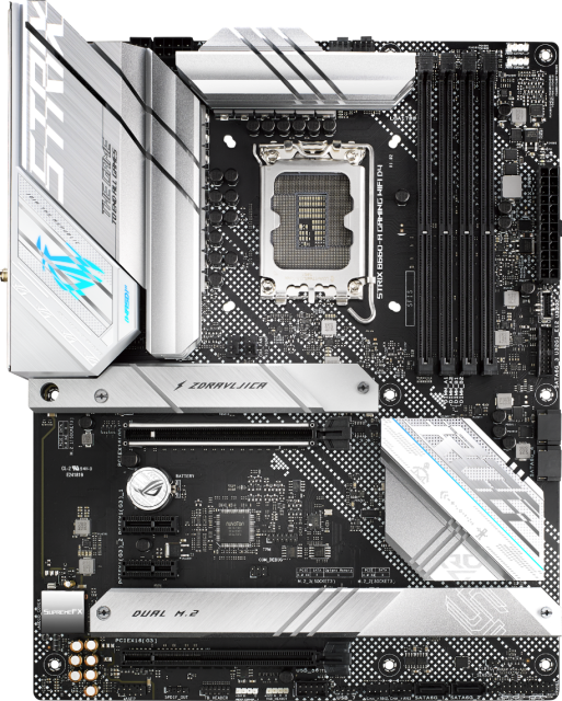Дънна платка Asus ROG Strix B660-A Gaming WIFI 6, 4 x DDR4, B660, LGA 1700, DDR4, PCI-E 5.0, (DP&HDMI), 4x SATA 6Gb/s, 3x M.2, 1 x USB C 3.2 Gen 2x2, ATX