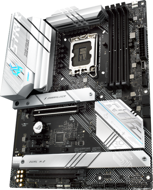 Дънна платка Asus ROG Strix B660-A Gaming WIFI 6, 4 x DDR4, B660, LGA 1700, DDR4, PCI-E 5.0, (DP&HDMI), 4x SATA 6Gb/s, 3x M.2, 1 x USB C 3.2 Gen 2x2, ATX