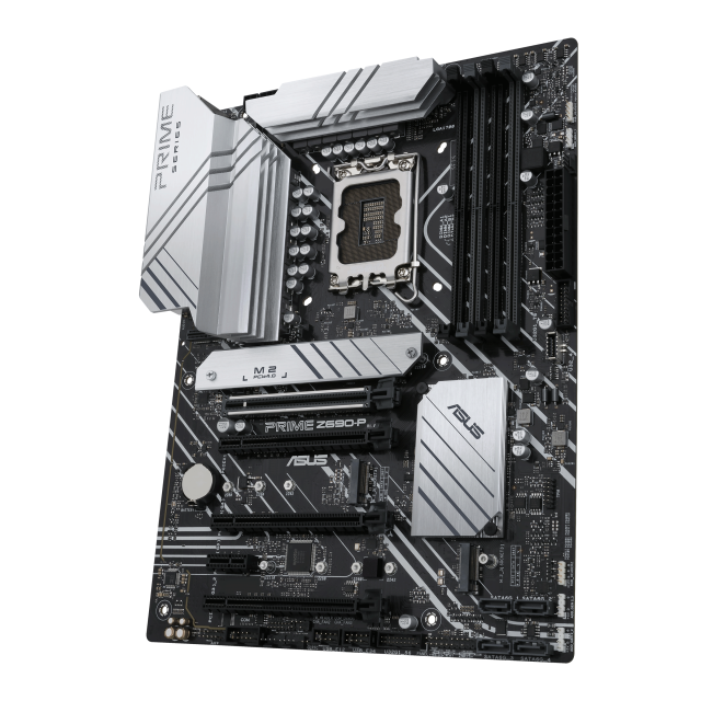 Дънна платка ASUS PRIME Z690-P, Z690, LGA 1700, 4 x DDR5, PCI-E 5.0,(DP&HDMI), 4x SATA 6Gb/s, 3x M.2, 1x USB 3.2 Gen 1 Type-C, Aura Sync RGB, ATX