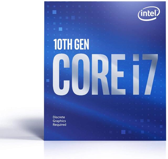 Процесор Intel Comet Lake-S Core I7-10700F (8-ядрен), 2.9Ghz (Up to 4.80Ghz), 16MB, 65W, LGA1200, BOX с охлаждане