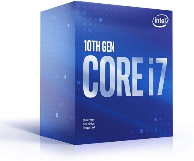 Процесор Intel Comet Lake-S Core I7-10700F (8-ядрен), 2.9Ghz (Up to 4.80Ghz), 16MB, 65W, LGA1200, BOX с охлаждане