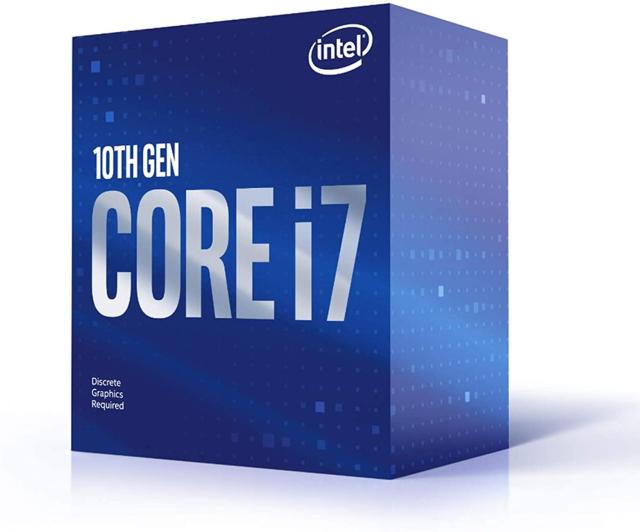 Процесор Intel Comet Lake-S Core I7-10700F (8-ядрен), 2.9Ghz (Up to 4.80Ghz), 16MB, 65W, LGA1200, BOX с охлаждане