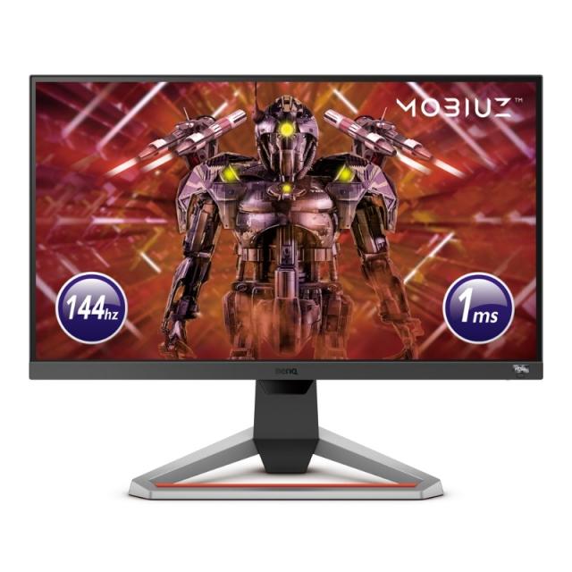 Монитор BenQ MOBIUZ EX2510, 24.5", IPS, HDRi, 144Hz, 1ms, 1920x1080 FHD, FreeSync Premium, 99% sRGB, HDR10, B.I.+, Light Tuner, Black eQualizer, Color Vibrance, Quick OSD, Eye-Care, treVolo Speakers 2.5Wx2, 1000:1, 400 cd/m2, 2x HDMI v2.0, DP, Height