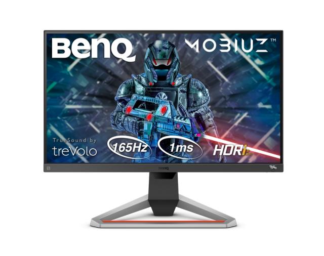 Монитор BenQ MOBIUZ EX2510S, 24.5", IPS, HDRi, 165Hz, 1ms, 1920x1080 FHD, FreeSync Premium,PS5/XboX Series X comp.99% sRGB, HDR10, B.I.+, Light Tuner, Black eQualizer, Color Vibrance, Quick OSD, treVolo Sp.2.5Wx2, 1000:1, 400 cd/m2, 2xHDMI, DP, Heigh